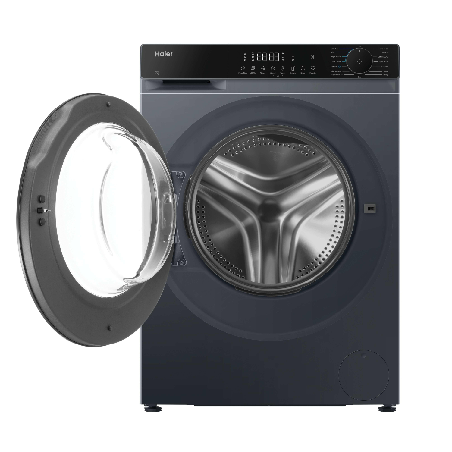 Haier HW100BP14357GUUK 10kg 1400 Spin Washing Machine - Graphite full image