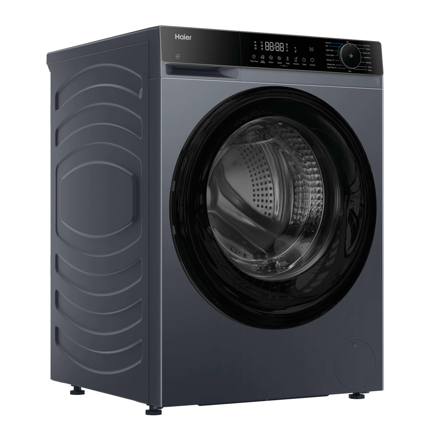 Haier HW100BP14357GUUK 10kg 1400 Spin Washing Machine - Graphite full image