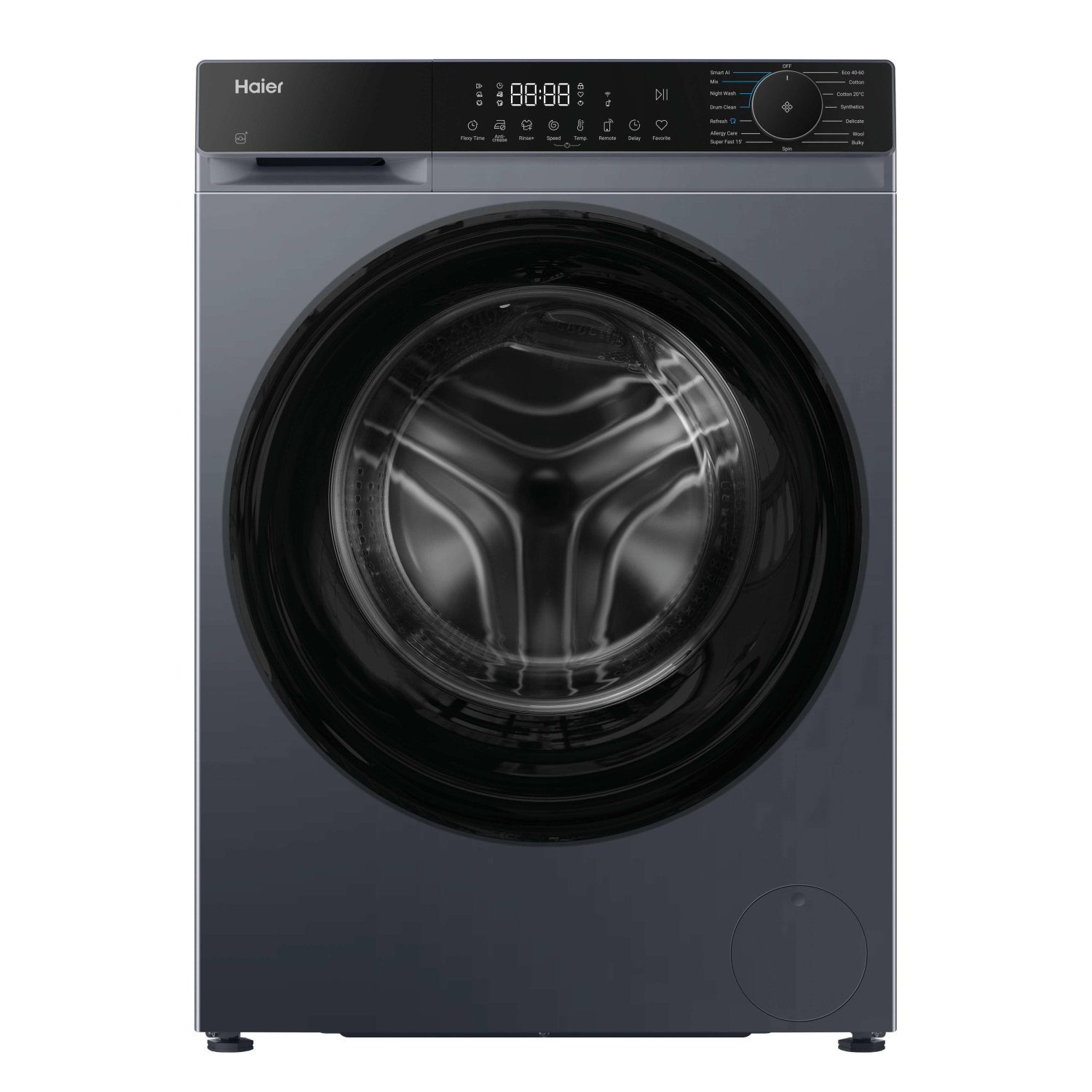 Haier HW100BP14357GUUK 10kg 1400 Spin Washing Machine - Graphite full image