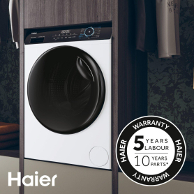 Haier HW90_B14959U1UK 9kg 1400 Spin Washing Machine - White - 1