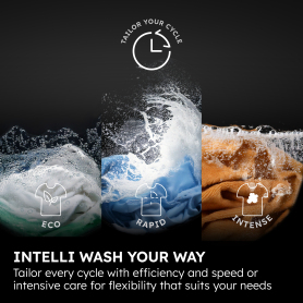 Haier HWD80BP14367TU 8kg/5kg 1400 Spin  Washer Dryer - White - 4