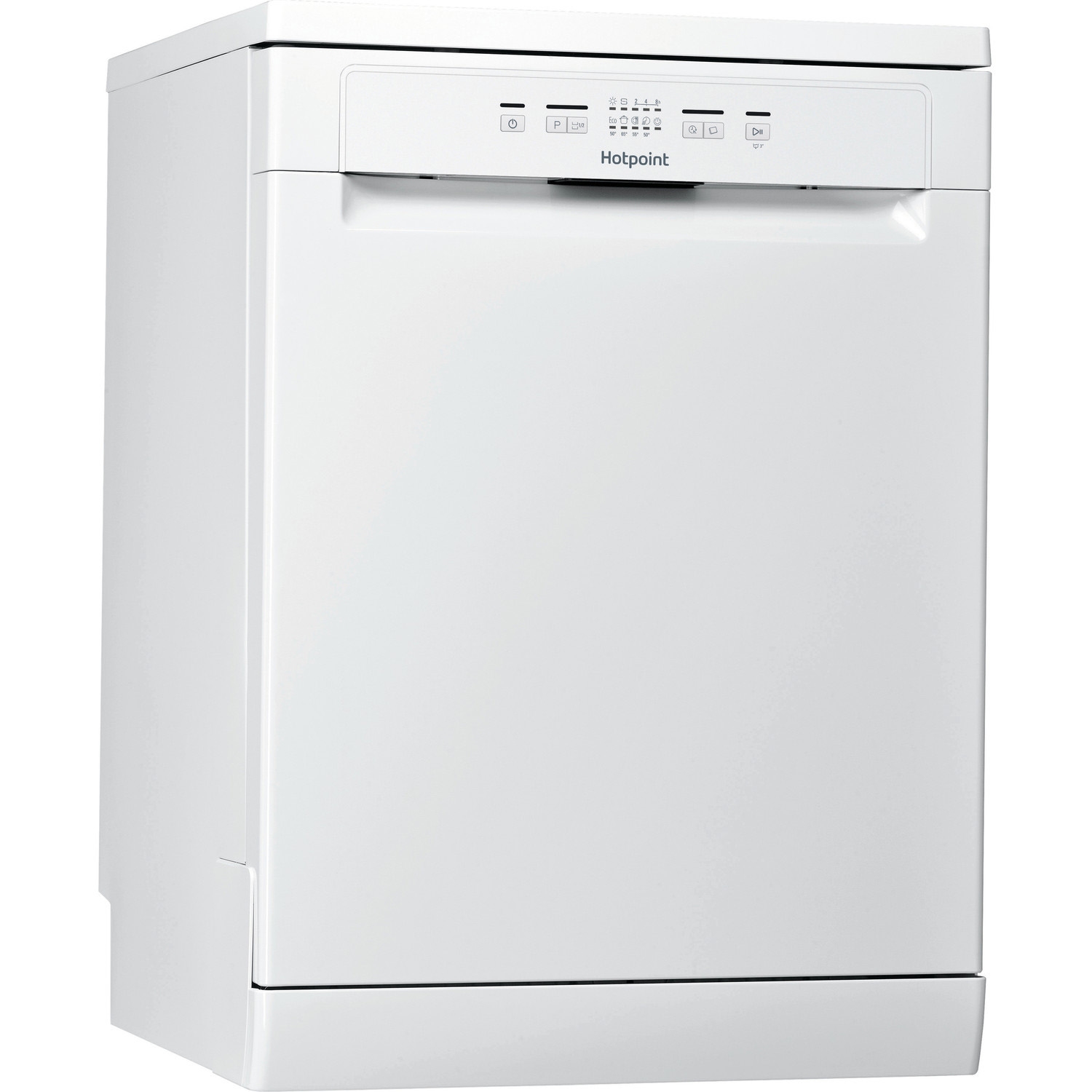 Hotpoint HEFC2B19CUKN Full Size Dishwasher - White - 13 Place Settings - 0