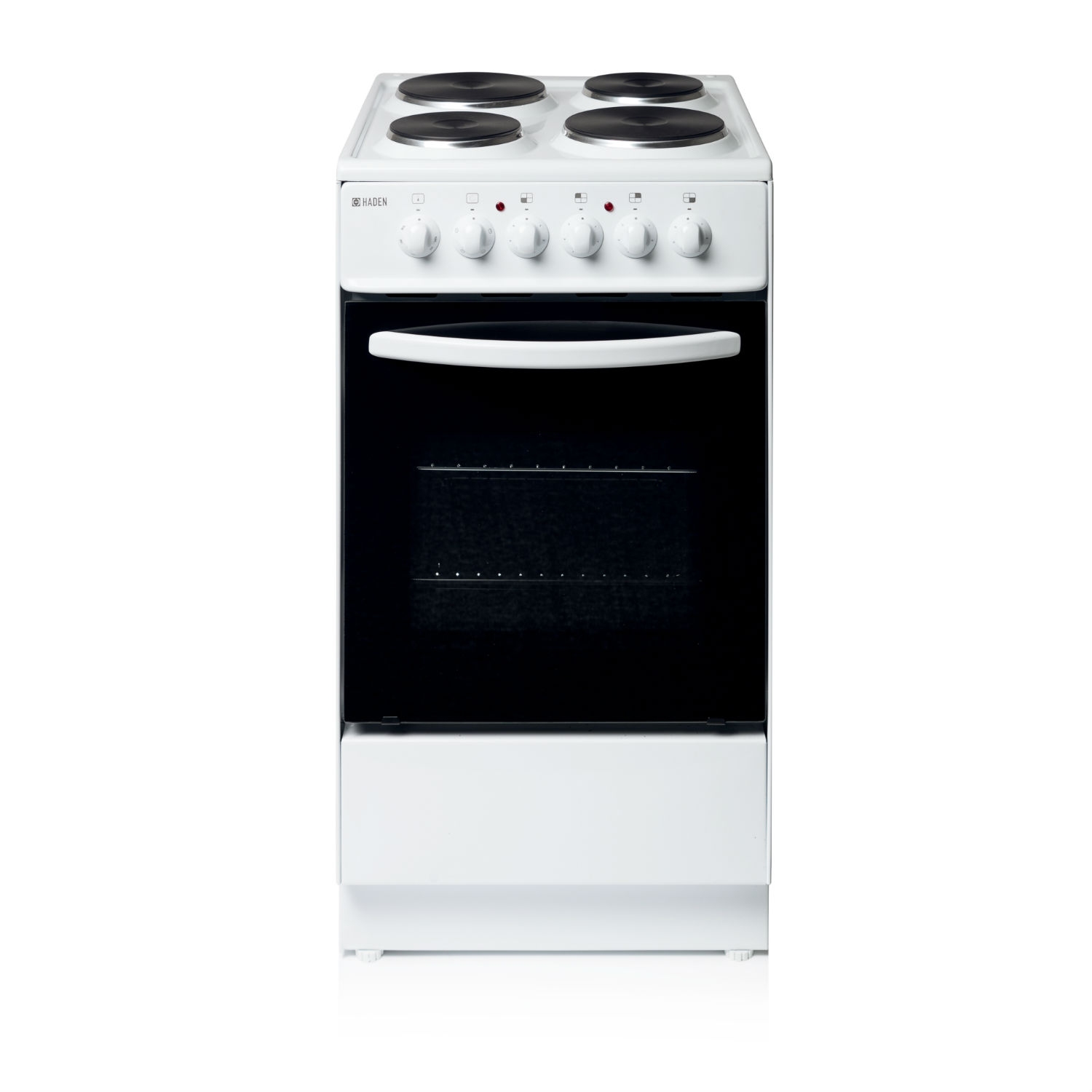 Haden HES50W 50cm Single Oven Electric Cooker - White - 0