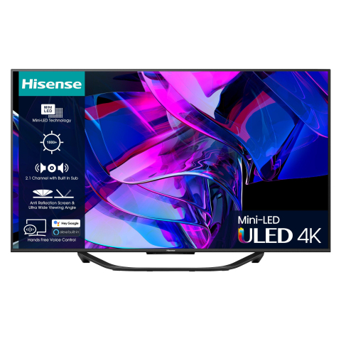 Hisense 75U7KQTUK 75" 4K Ultra HD Mini-LED Smart TV