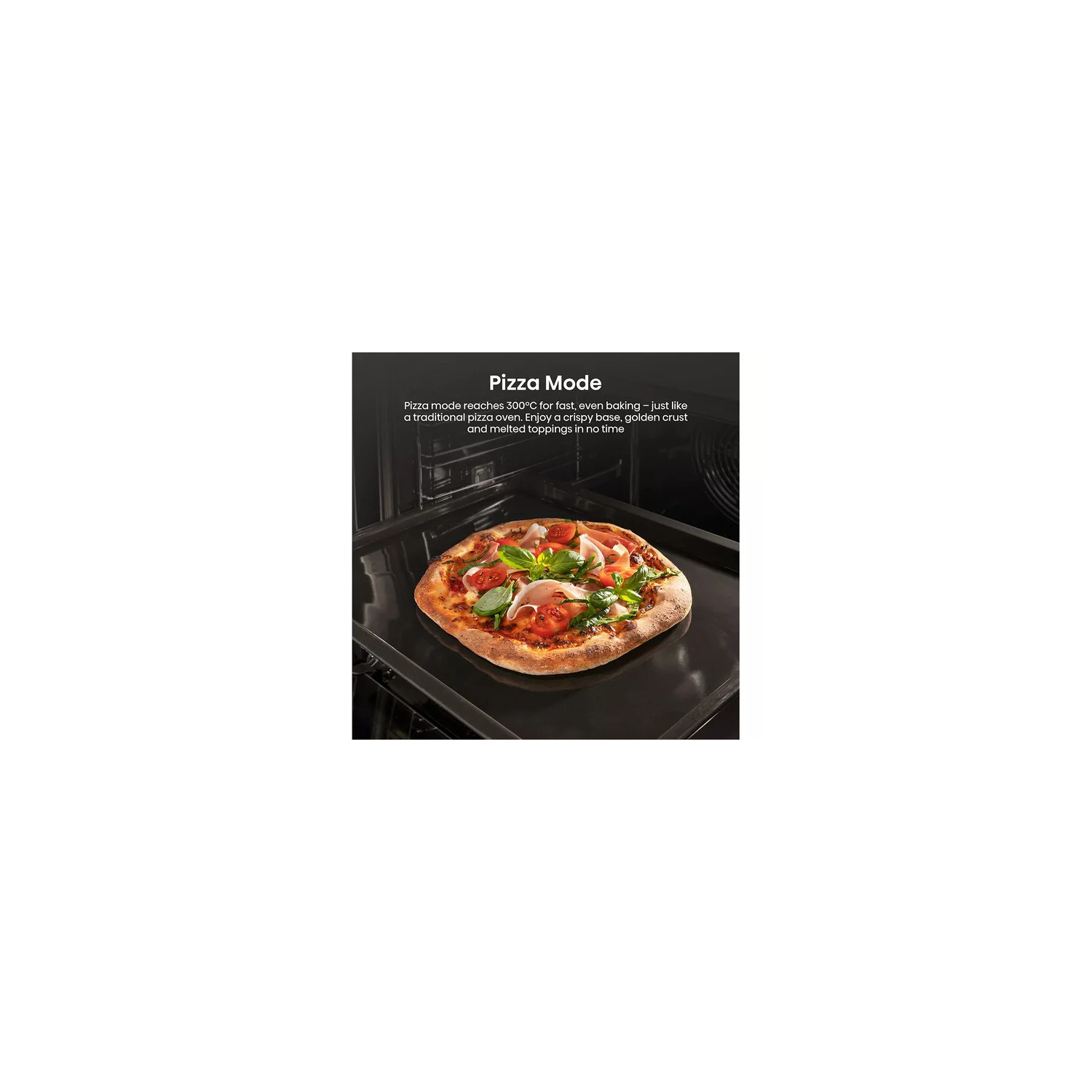 Hisense BI622ABPGUK  Built In Electric Single Steam, Plug & Play Oven - Jet Black full image