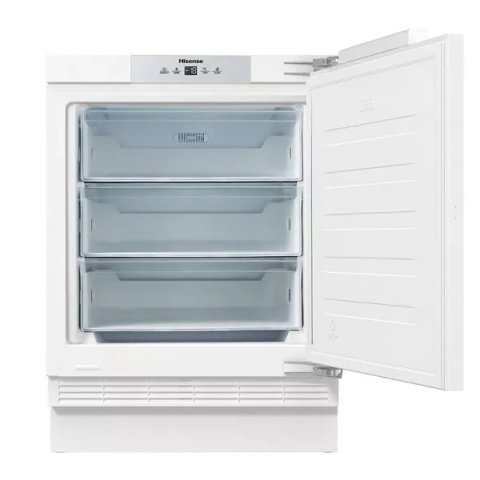 Hisense FUV124D4AWE Integrated Under Counter Freezer with Fixed Door Fixing Kit