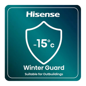 Hisense FUV124D4AWE Integrated Under Counter Freezer with Fixed Door Fixing Kit - 2
