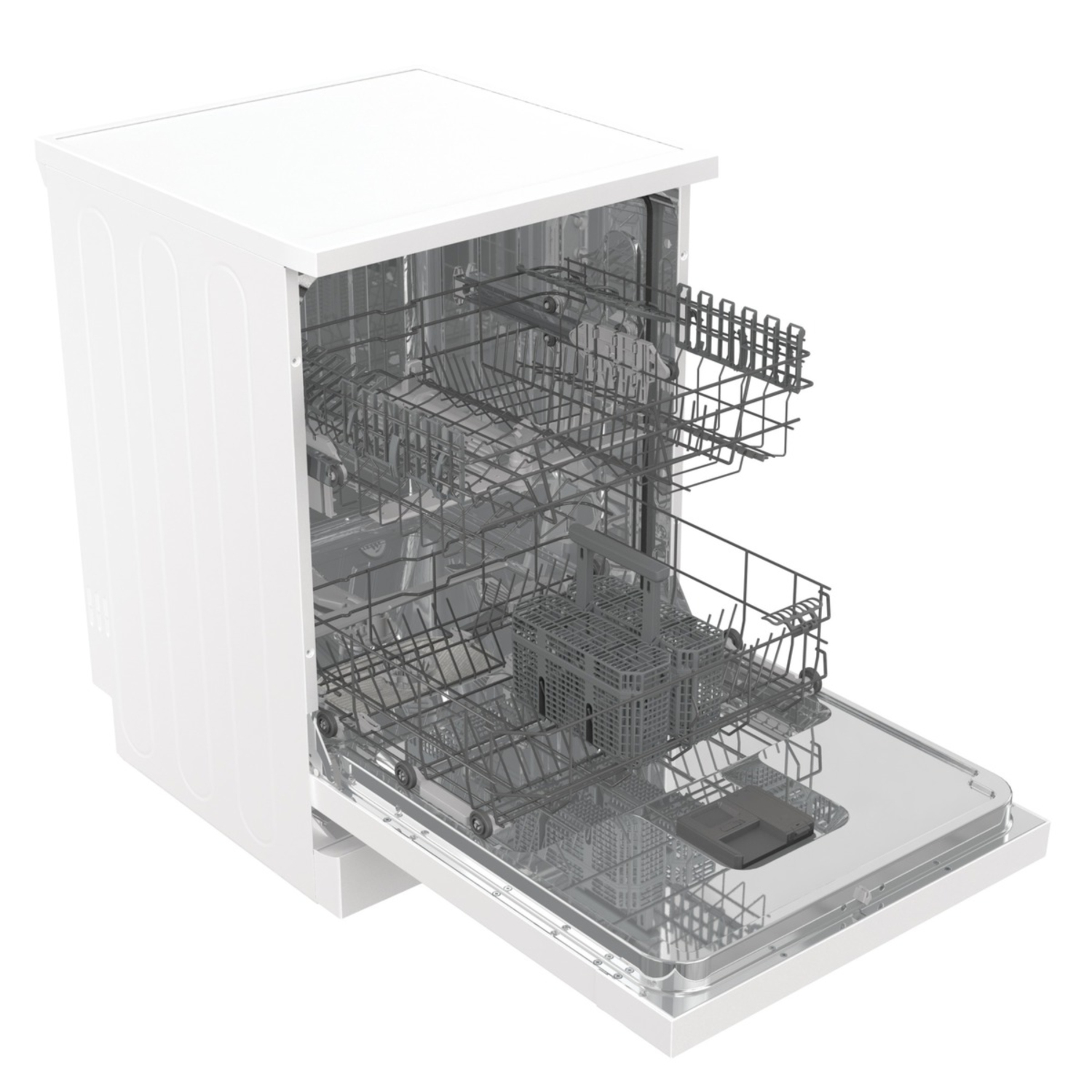 Hisense HS642D90WUK Full-Size Dishwasher - White - 14 Place Settings full image
