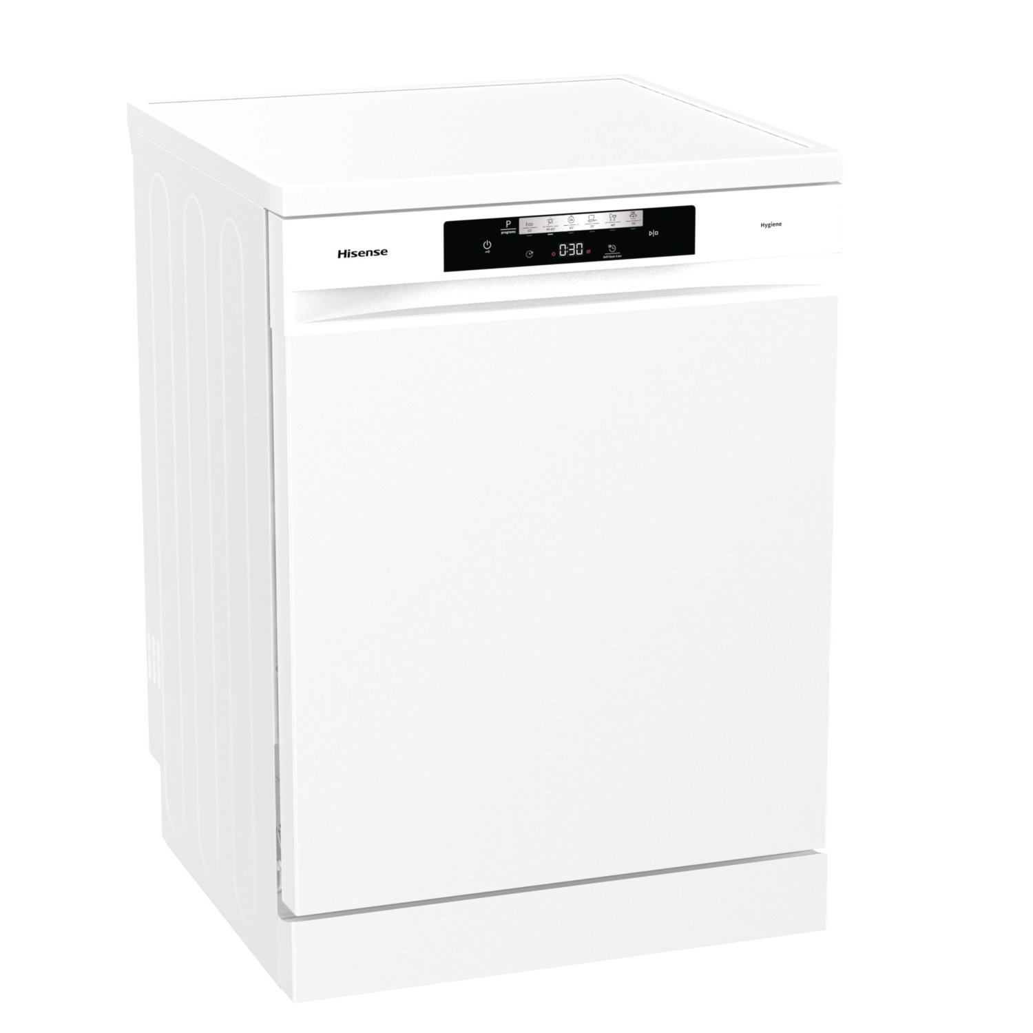 Hisense HS642D90WUK Full-Size Dishwasher - White - 14 Place Settings full image