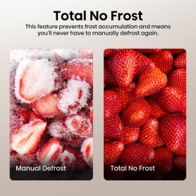 Hisense RB327N4ABD 55cm 50/50 Frost Free Fridge Freezer - Black - 7