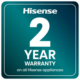 Hisense RB435N4BFE 59.5cm 60/40 Total No Frost Fridge Freezer - Black - 1