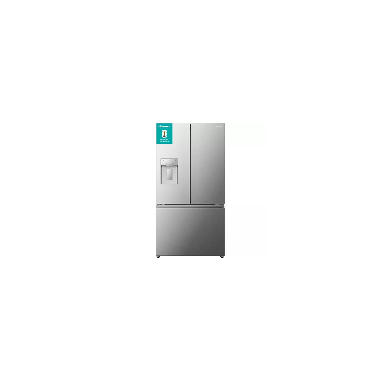 Hisense RF815N4SESE Total No Frost Plumbed American Fridge Freezer - Silver full image