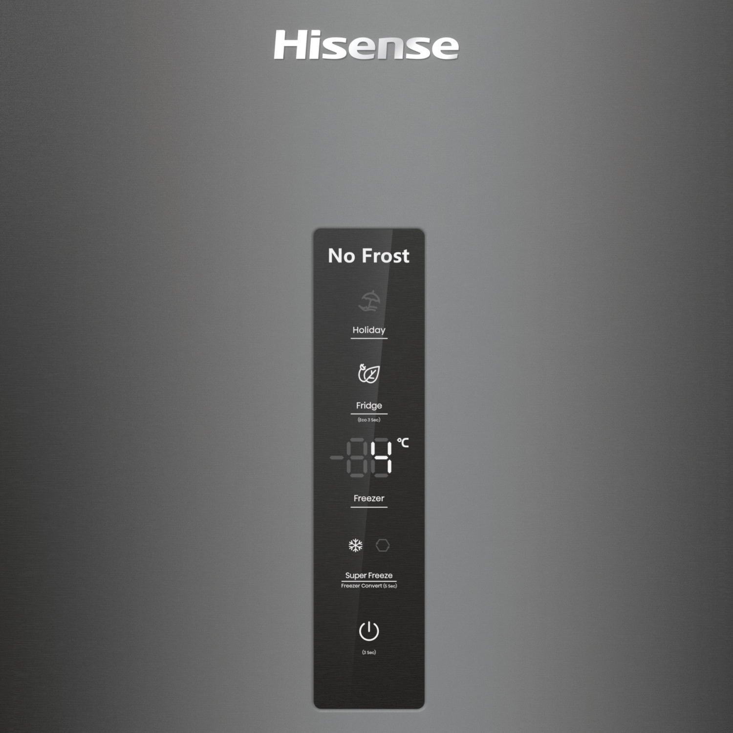 Hisense RM469N4AFDUK 60cm 60/40 Frost Free Fridge Freezer - Black full image
