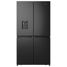 Hisense RQ758N4SWFE PureFlat Smart Fridge Freezer - Black Stainless Steel - 0