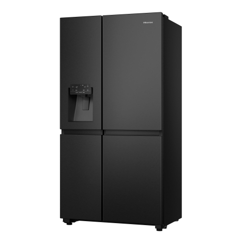 Hisense RS818N4IFE 91cm 50/50 Frost Free American Fridge Freezer - Black Stainless Steel