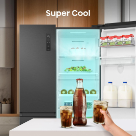 Hisense RS840N4WCE 60/40 91cm Frost Free American Fridge Freezer - Stainless Steel - 4