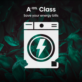 Hisense WF1Q1041BW 10kg 1400 Spin, Steam Washing Machine - White - 3