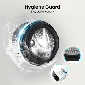 Hisense WF3S1243BW3 12kg 1400 Spin, Steam Washing Machine - White - 5