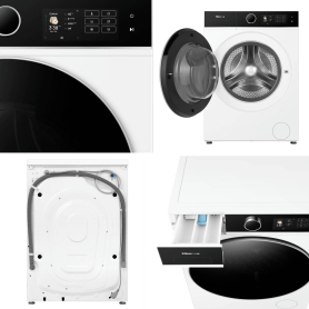 Hisense WF5I9043BWFS 9kg 1400 Spin  Washing Machine - White - 4