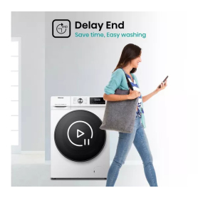 Hisense WFQA9014EVJM 9kg 1400 Spin  Washing Machine - White - 4