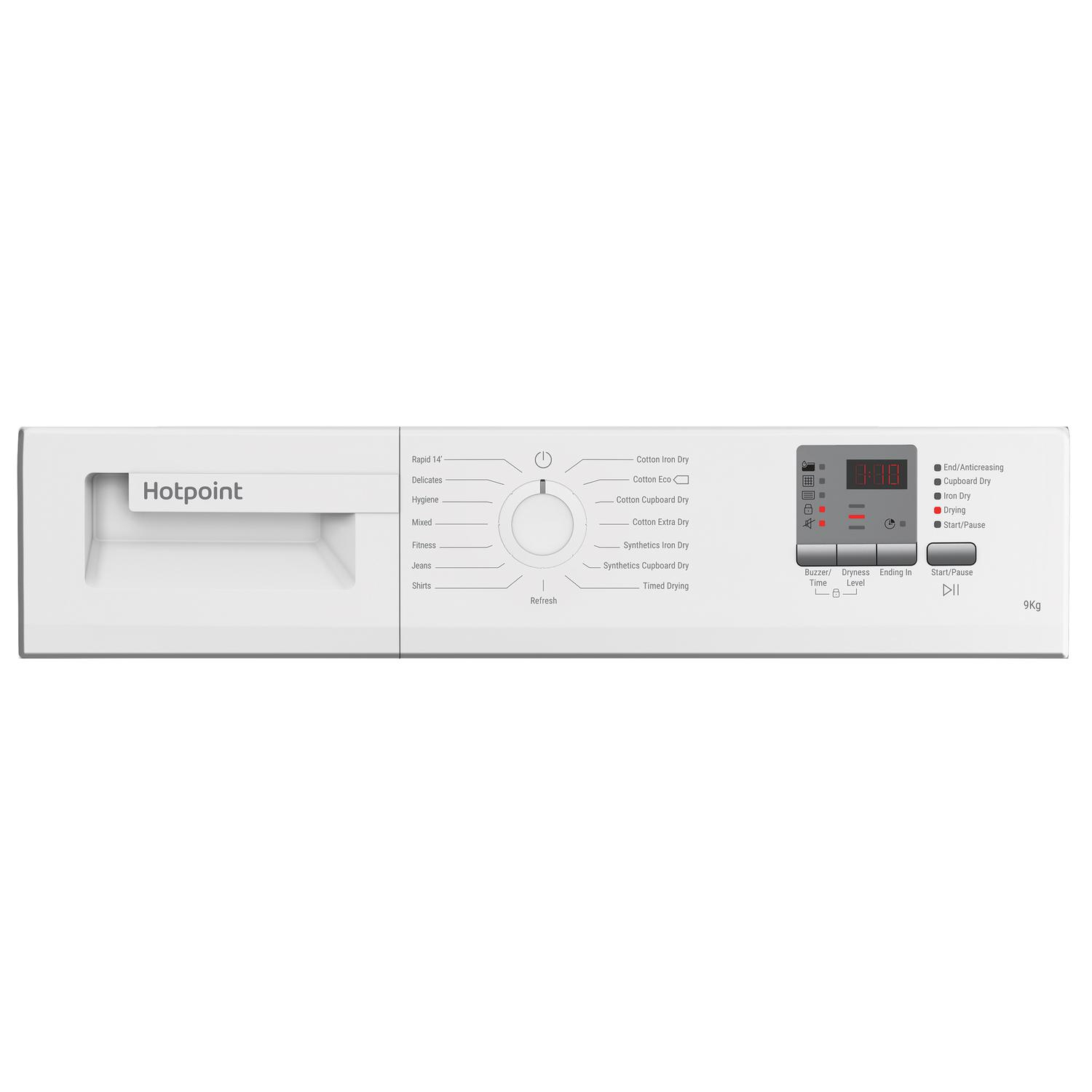 Hotpoint CHDC92WWGDUK 9kg Condenser Tumble Dryer - White full image