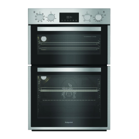 Hotpoint DIH82DIX 59.4cm Built In Electric Double Oven - Stainless Steel