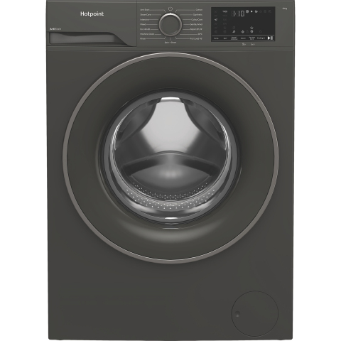 Hotpoint H101GANTISTAIN 10kg 1400 Spin Washing Machine with PetHairCare - Graphite
