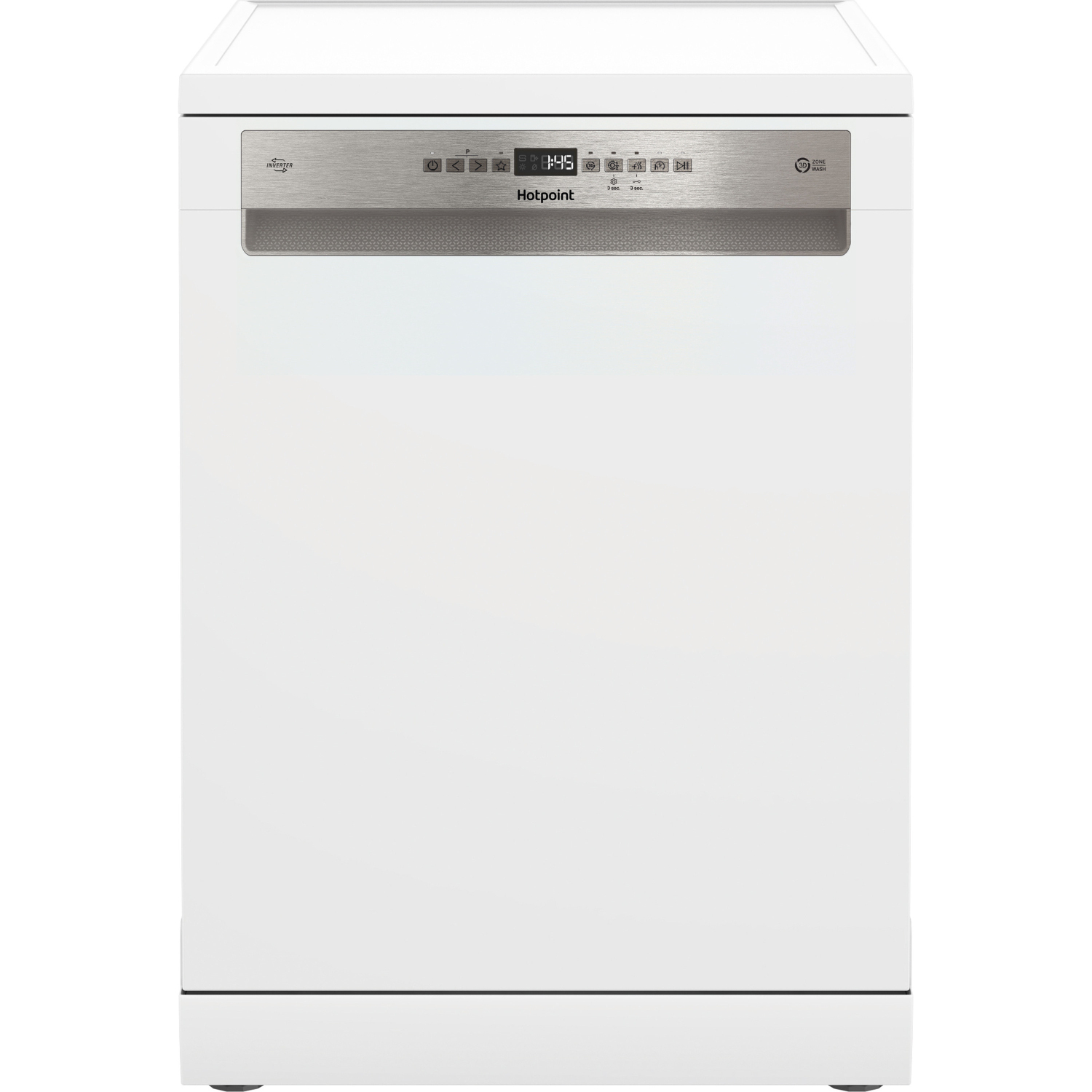 Hotpoint Maxi Space H7FHP43WUK Dishwasher with Third Rack - White - 15 Place Settings full image