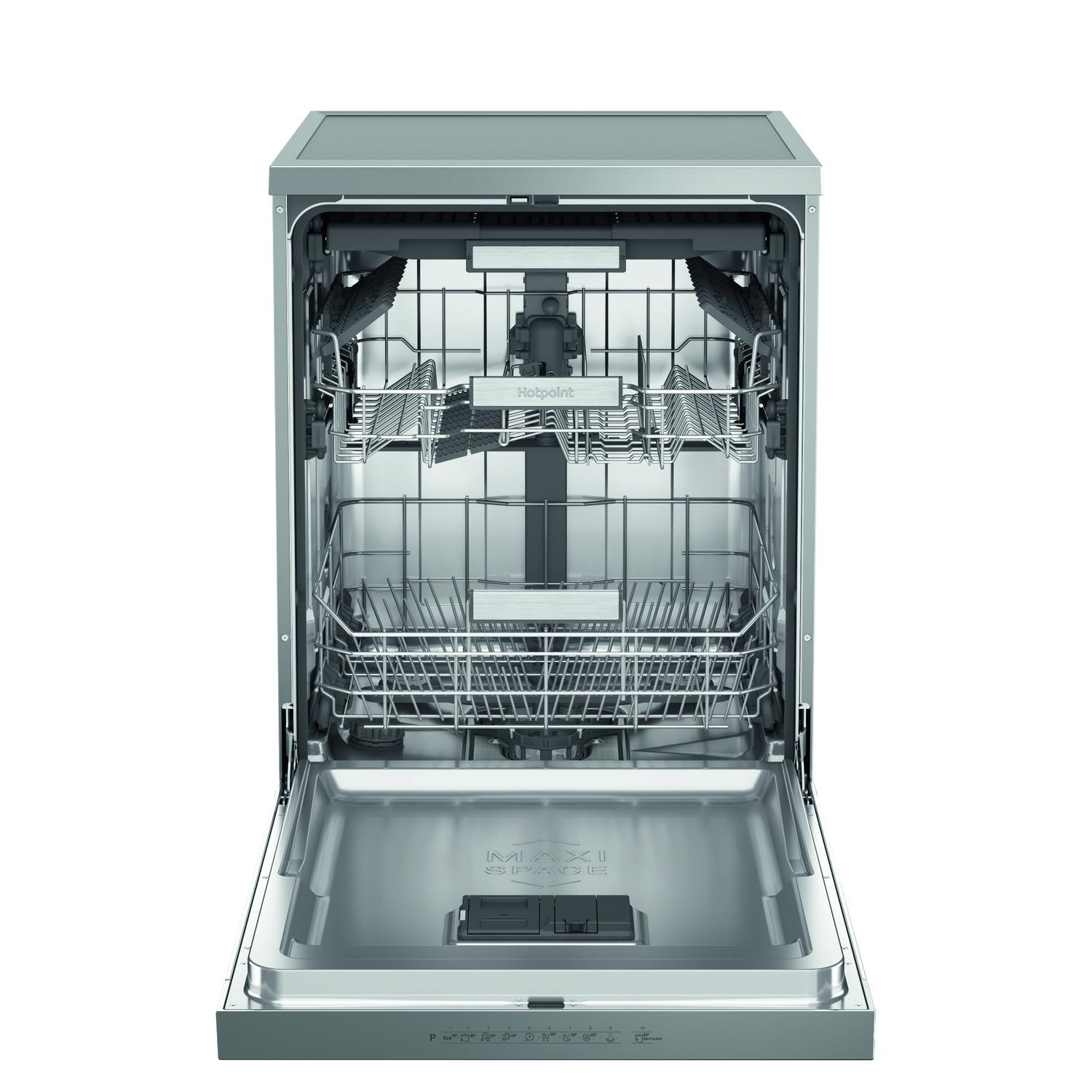Hotpoint H7FHP43XUK Dishwasher - Inox - 15 Place Settings full image