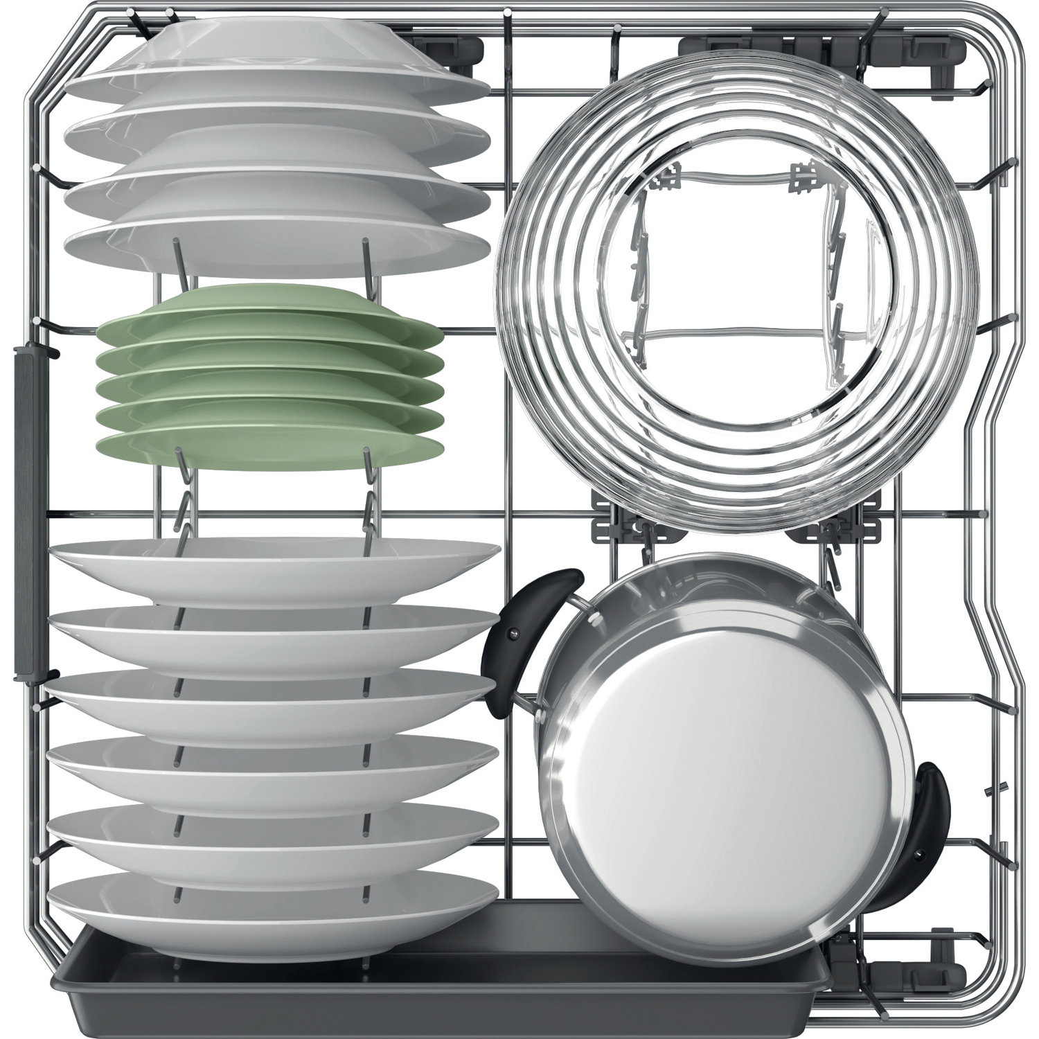 Hotpoint Maxi Space H7IC16M6 UK Integrated Dishwasher with Third Rack - 16 Place Settings full image