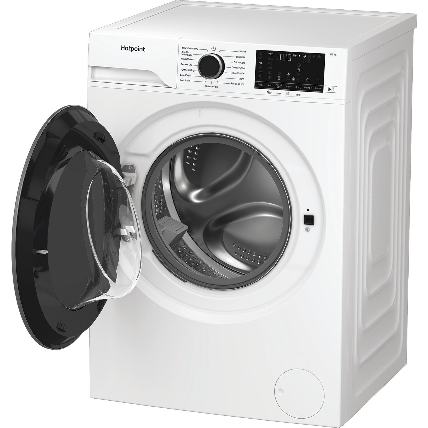 Hotpoint HBD9681ANTSTAIN 9kg/6kg 1400 Spin Washer Dryer full image