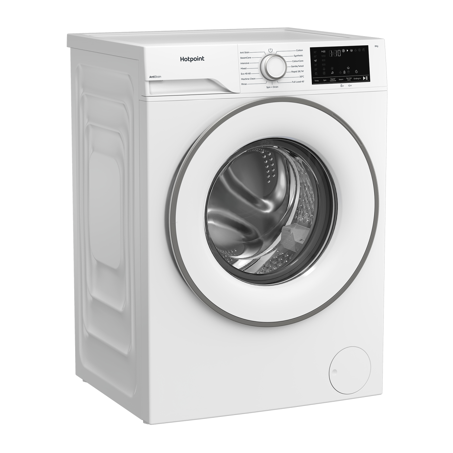 Hotpoint HEV841WUK 8kg 1400 Spin Washing Machine - White full image
