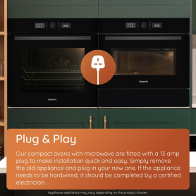Hotpoint HO455HBUK 59.5cm Built In Electric Single Oven - Black - 5