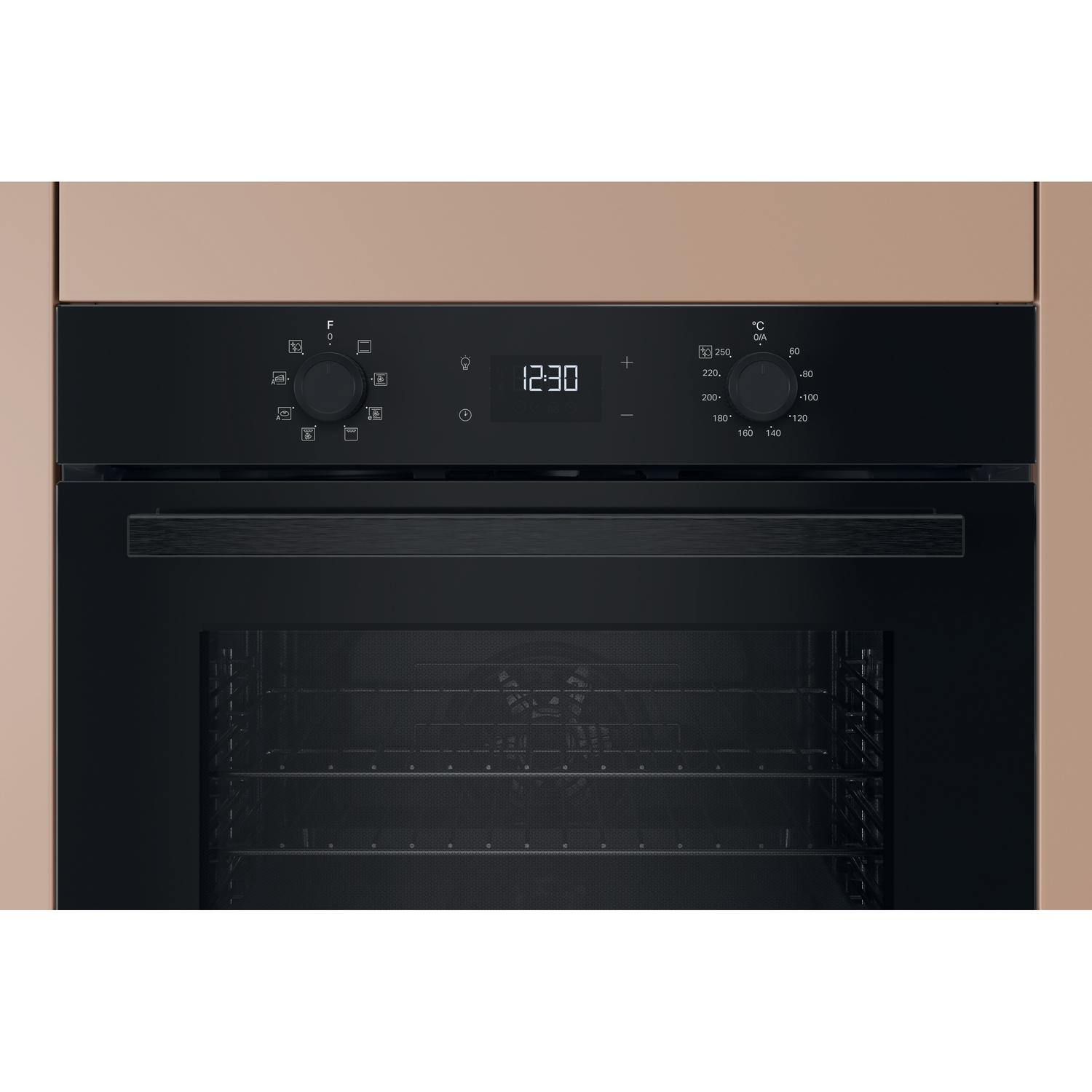 Hotpoint HO455HBUK 59.5cm Built In Electric Single Oven - Black full image