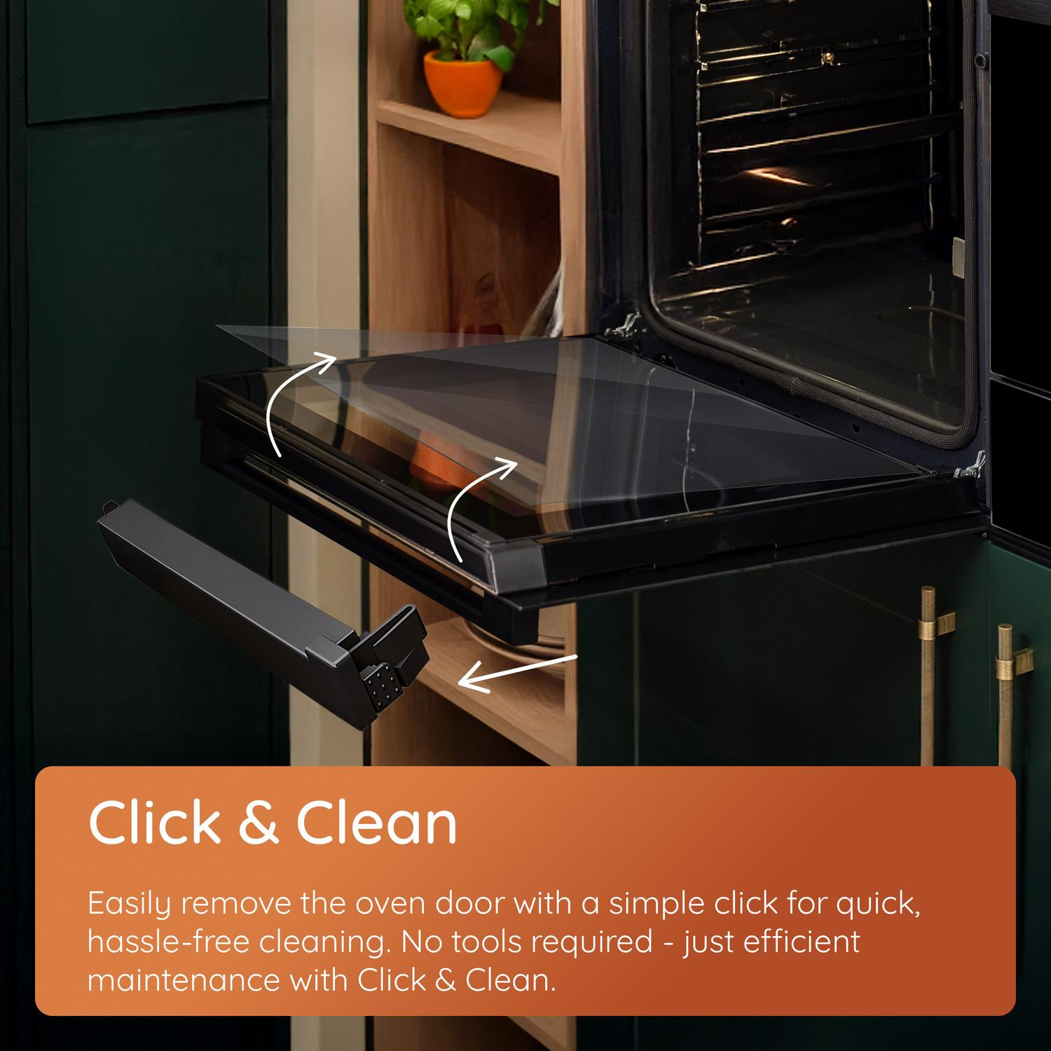 Hotpoint HO455HBUK 59.5cm Built In Electric Single Oven - Black full image