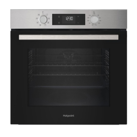 Hotpoint HOEU25CZXUK 59.5cm Built In Electric Single Oven - Stainless Steel - 3