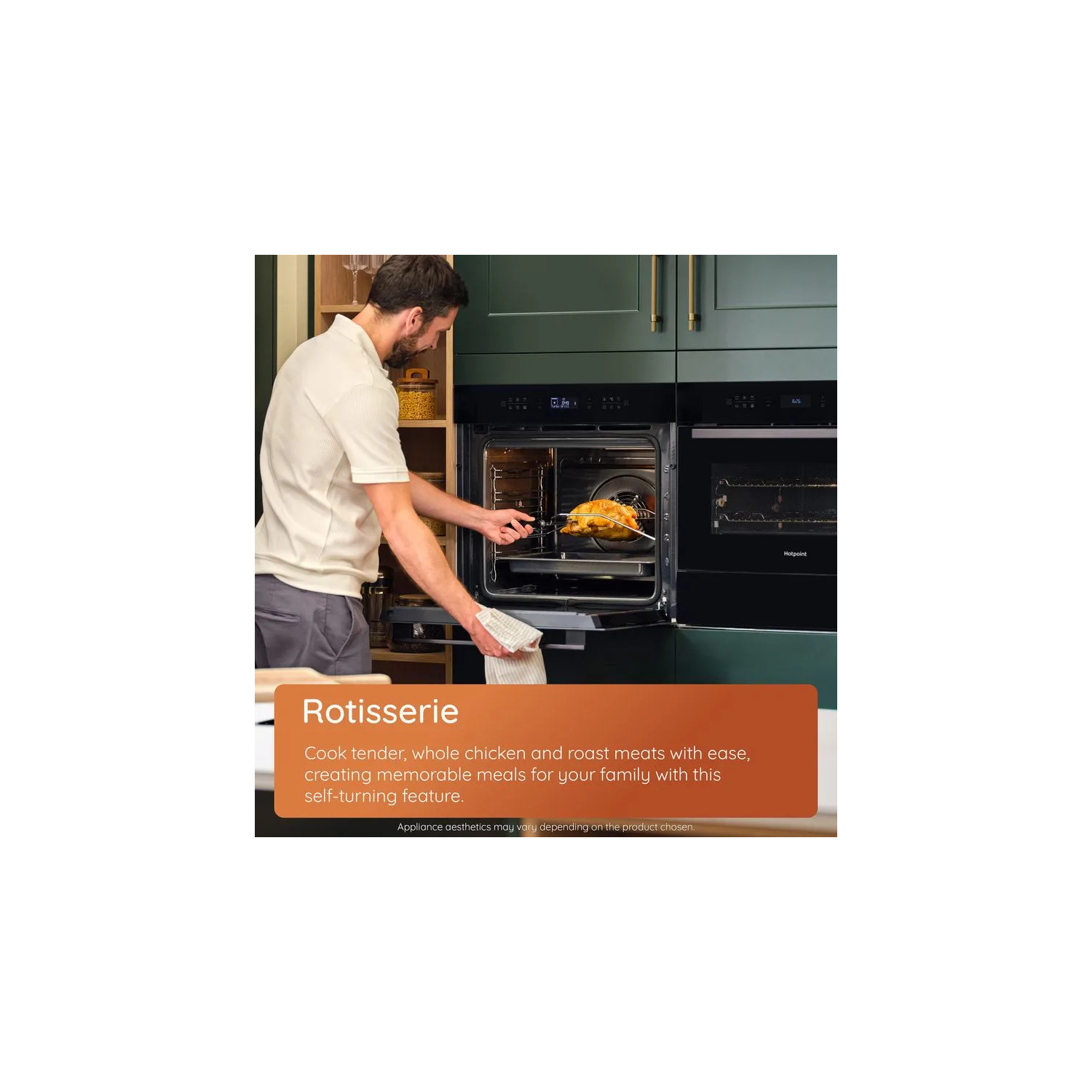 Hotpoint HOI4S8PM0BUK 60cm Built-In Single Pyrolytic Oven with Active Multiflow and Air Fry full image