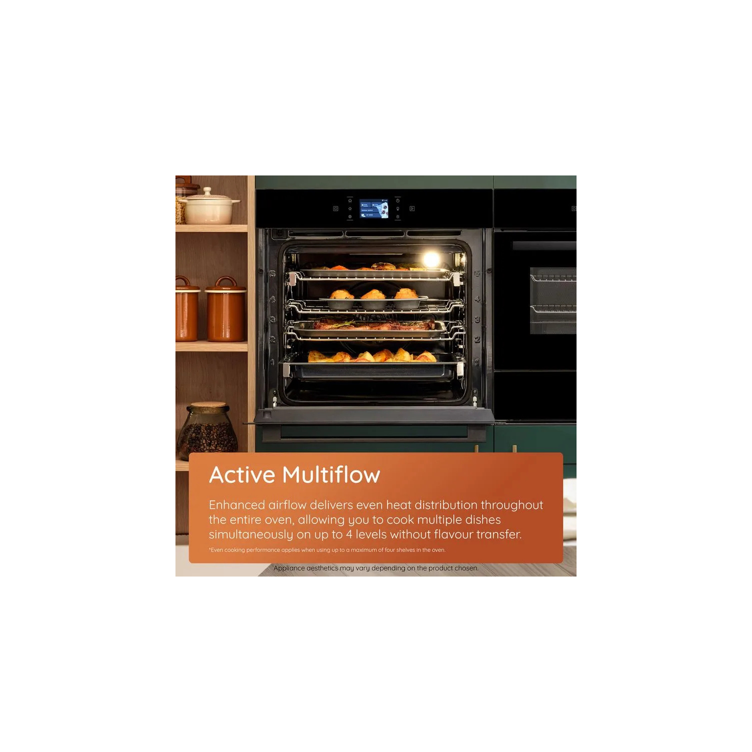 Hotpoint HOI4S8PM0BUK 60cm Built-In Single Pyrolytic Oven with Active Multiflow and Air Fry full image