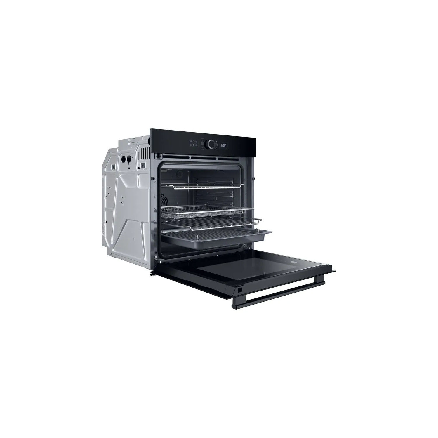 Hotpoint HOI4S8PM0BUK 60cm Built-In Single Pyrolytic Oven with Active Multiflow and Air Fry full image