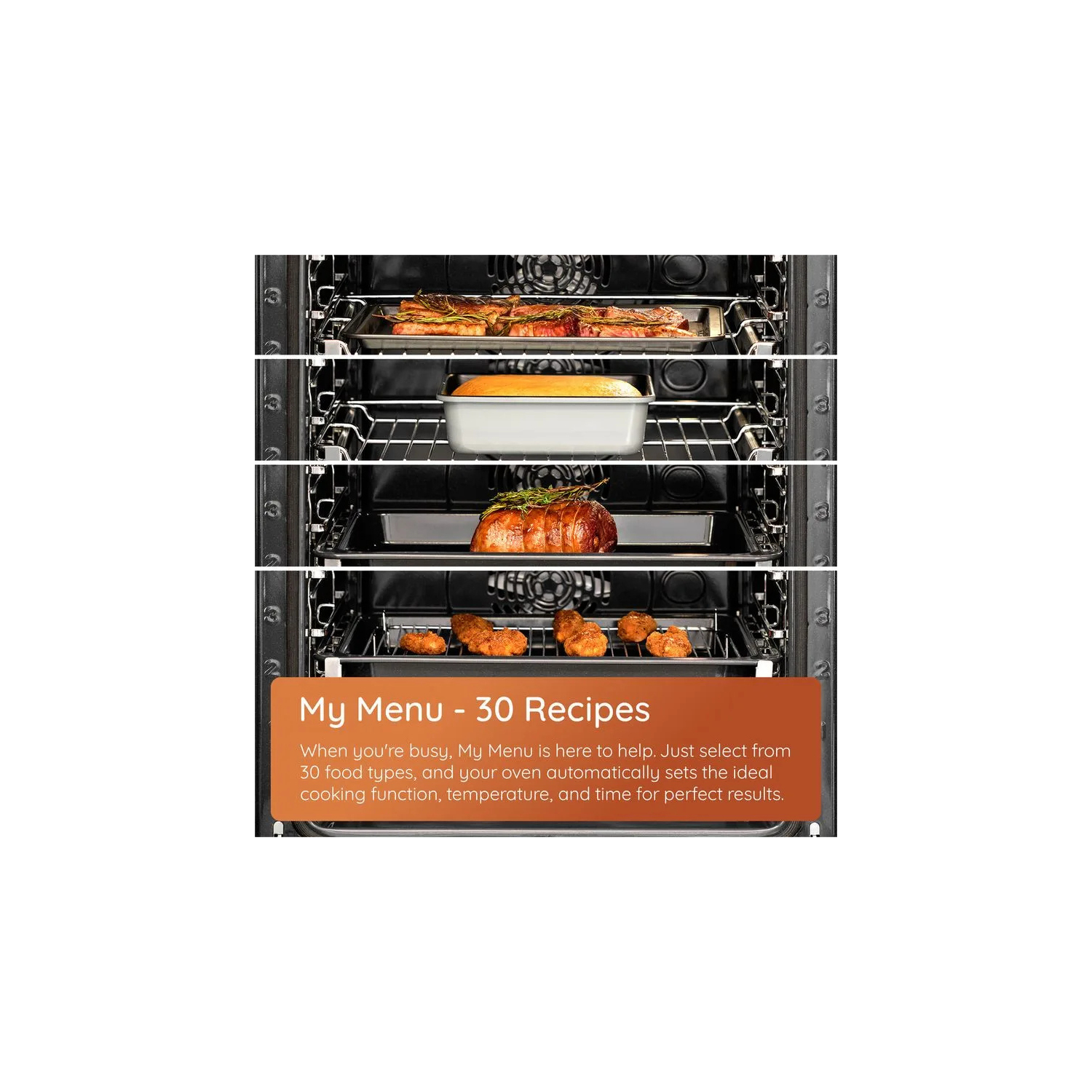 Hotpoint HOI4S8PM0BUK 60cm Built-In Single Pyrolytic Oven with Active Multiflow and Air Fry full image