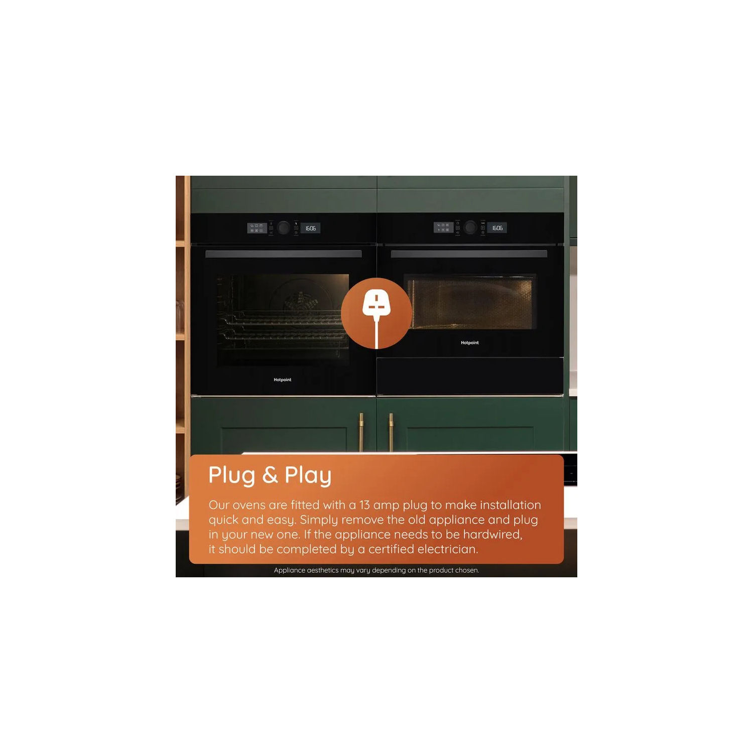 Hotpoint HOI4S8PM0BUK 60cm Built-In Single Pyrolytic Oven with Active Multiflow and Air Fry full image