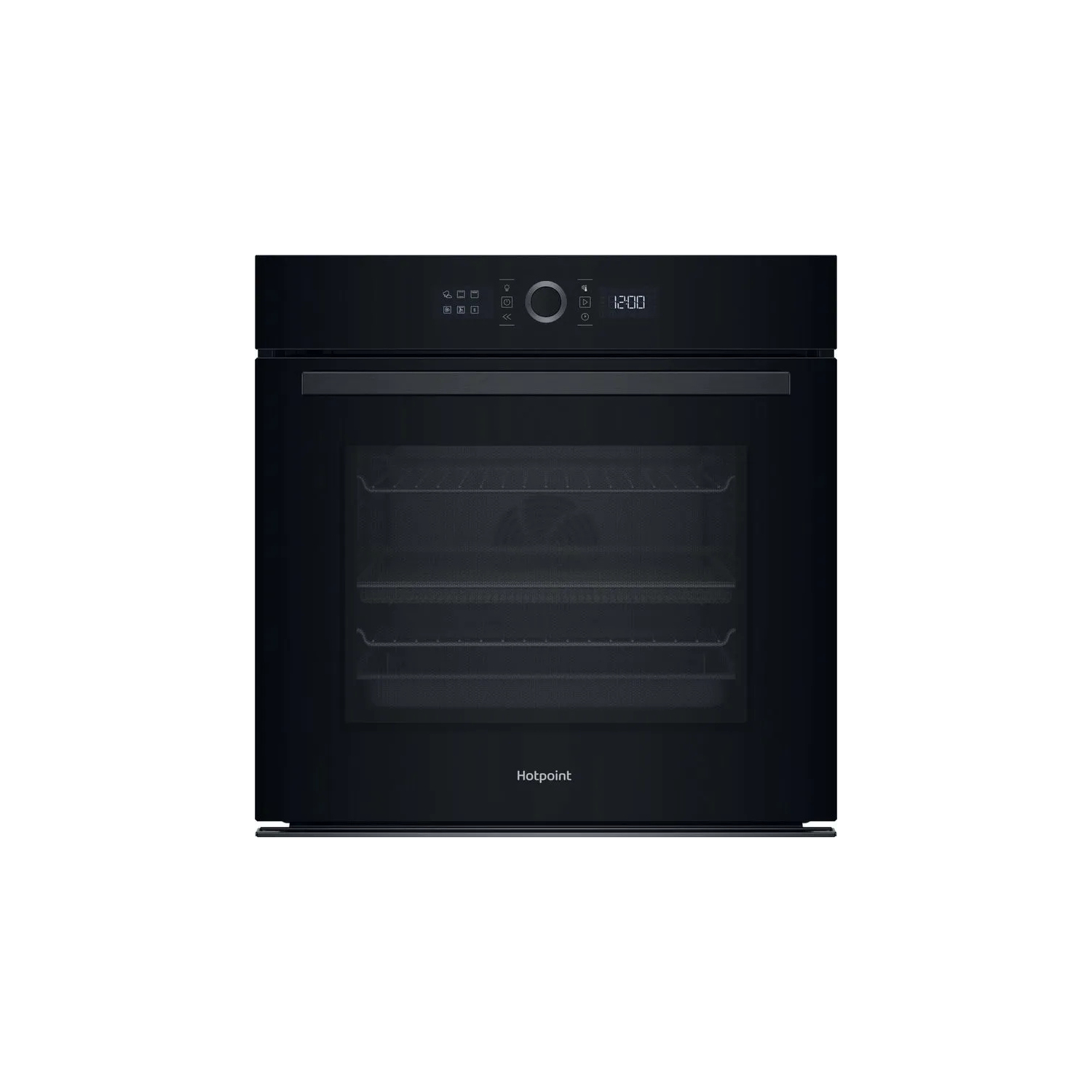Hotpoint HOI4S8PM0BUK 60cm Built-In Single Pyrolytic Oven with Active Multiflow and Air Fry full image