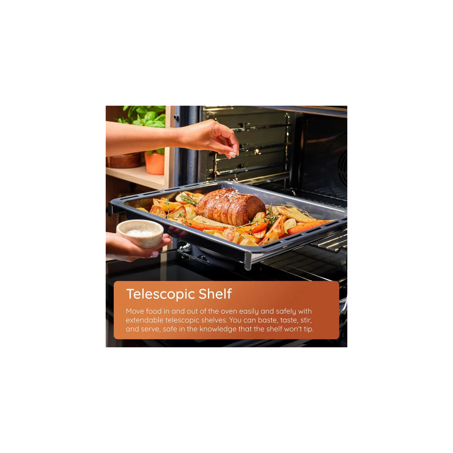 Hotpoint HOI68PT1SBUK 60cm Built-In Single Pyrolytic Oven with Active Multiflow and Air Fry full image