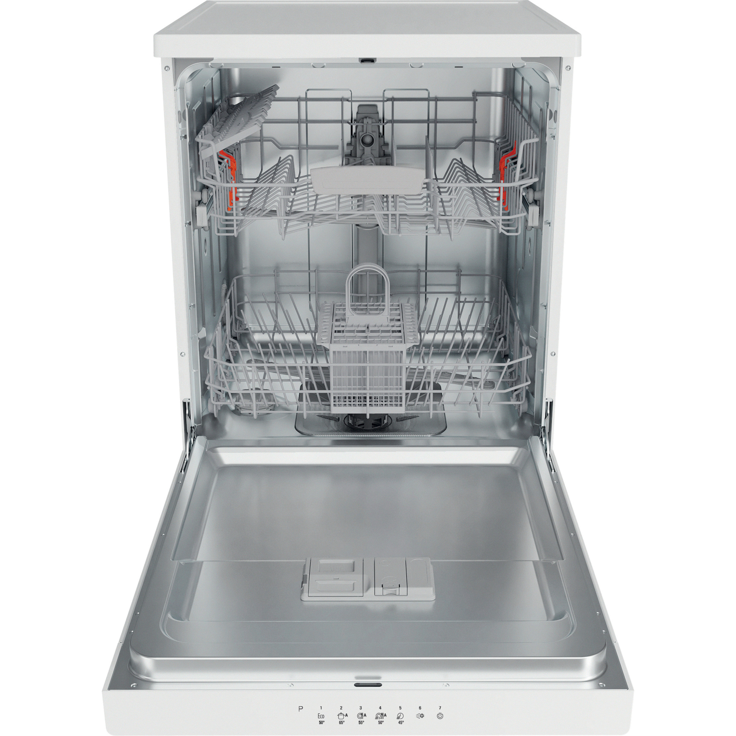 Hotpoint HP2FFC14BN6WUK Dishwasher with ActiveDry - White - 14 Place Settings full image