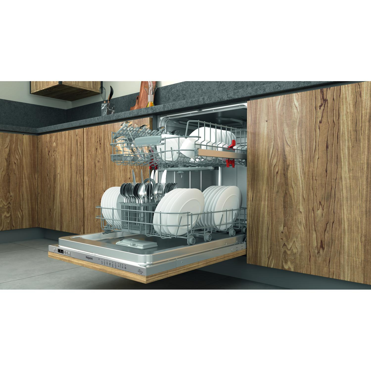 Hotpoint HP2IFC14BN6UK Integrated Dishwasher with ActiveDry - 14 Place Settings full image