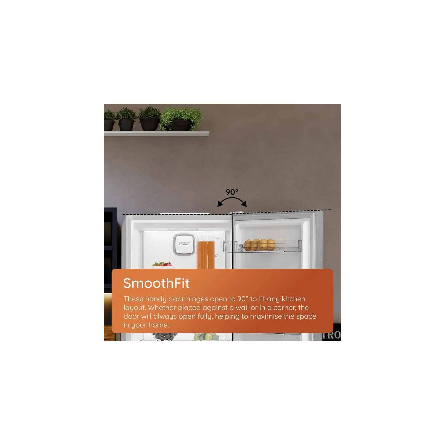 Hotpoint HPKF 5351 XP4UK Dual No Frost 3 Door American Fridge Freezer with VitalCare - Brushed Steel full image