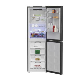Hotpoint HPKF6353XBR4UK Freestanding 59.7cm 50/50  Fridge Freezer - Inox - 19