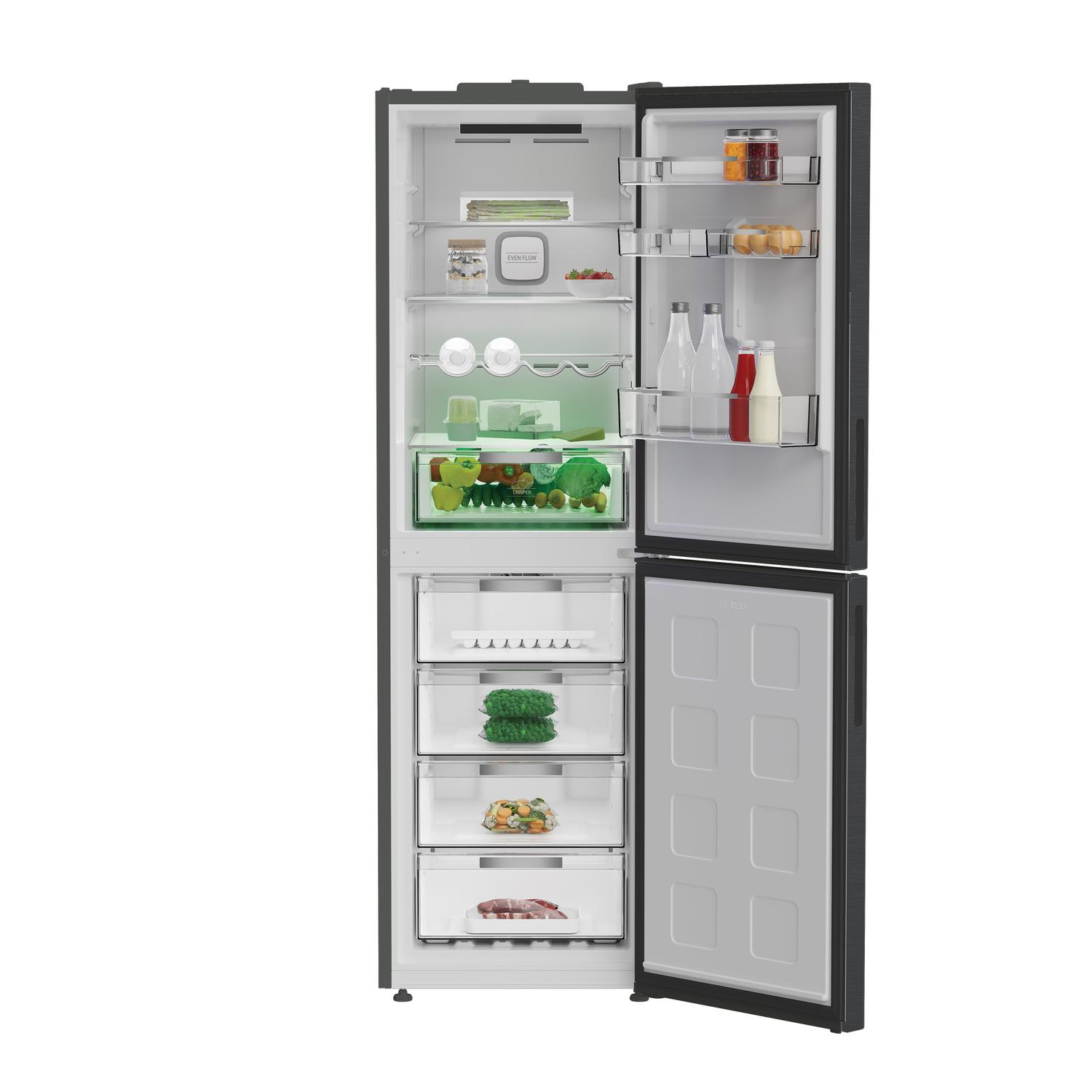 Hotpoint HPKF6353XBR4UK Freestanding 59.7cm 60/40  Fridge Freezer - Inox full image