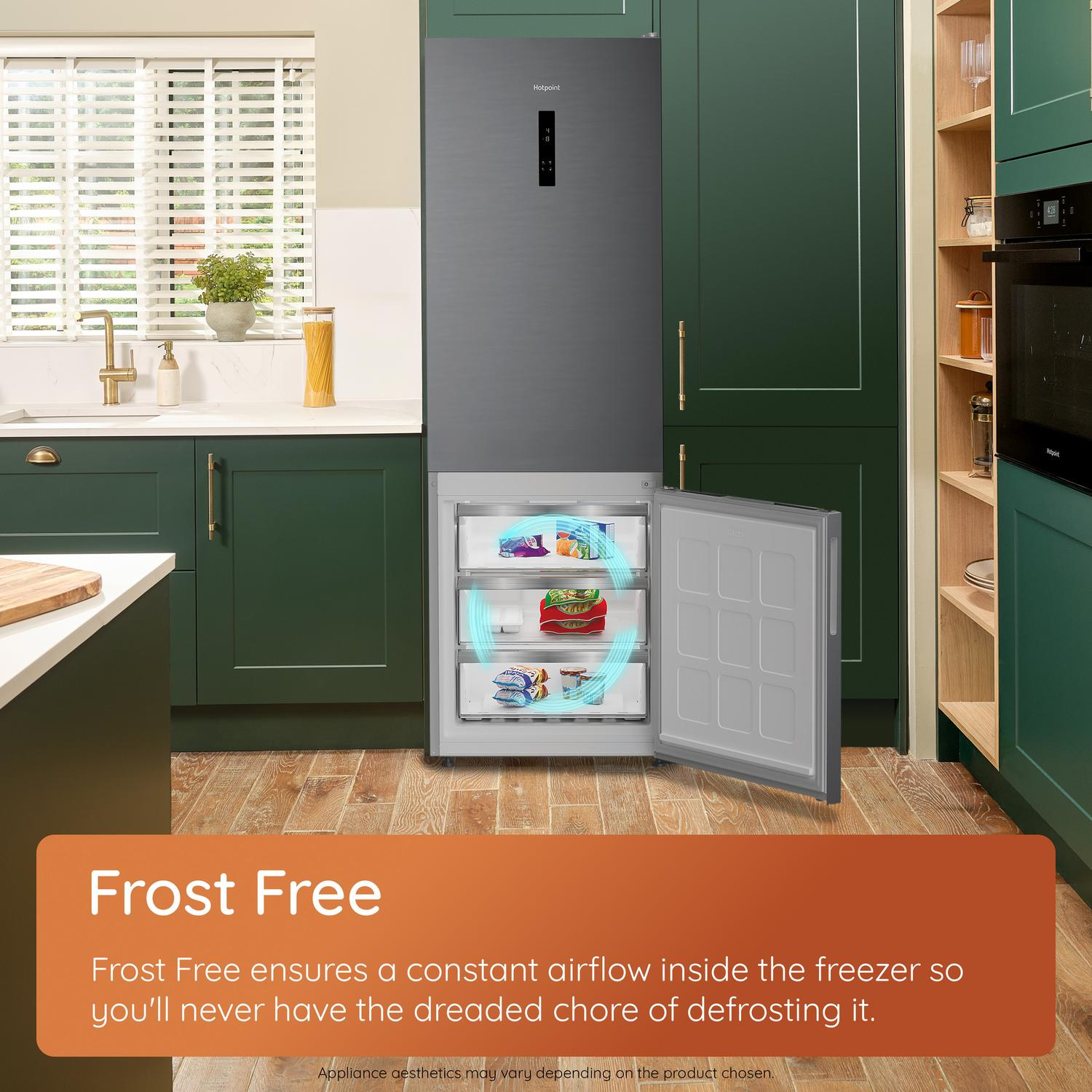 Hotpoint HPKH 1262B4 UK Integrated No Frost 50/50 Fridge Freezer full image