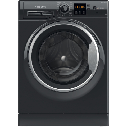Hotpoint NSWF946BSUK 9kg 1400 Spin  Washing Machine - Black